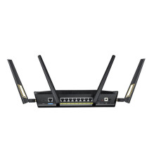 Wireless Router, ASUS, Wireless Router, 6000 Mbps, Mesh, Wi-Fi 6, USB 3.2, 1 WAN, 4x10 / 100 / 1000M, 2x2.5GbE, Number o