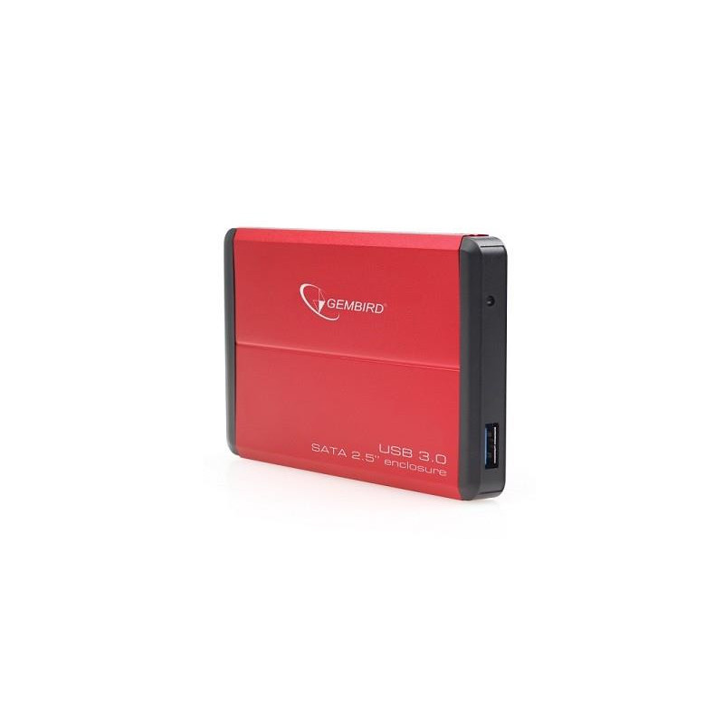 HDD CASE EXT. USB3 2.5&quot; / RED EE2-U3S-2-R GEMBIRD