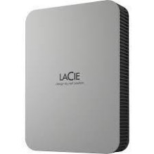 External HDD, LACIE, Mobile Drive Secure, STLR2000400, 2TB, USB-C, USB 3.2, Colour Space Gray, STLR2000400