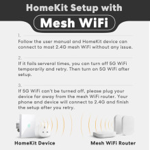 SMART HOME WI-FI sieninis jungiklis / 2WAY MSS550XHK MEROSS