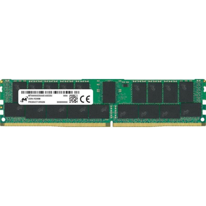 Serverio atminties modulis, MICRON, DDR4, 64 GB, RDIMM / ECC, 3200 MHz, CL 22, 1,2 V, MTA36ASF8G72PZ-3G2R