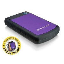 External HDD, TRANSCEND, StoreJet, 1TB, USB 3.0, Colour Purple, TS1TSJ25H3P