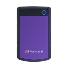 External HDD, TRANSCEND, StoreJet, 1TB, USB 3.0, Colour Purple, TS1TSJ25H3P