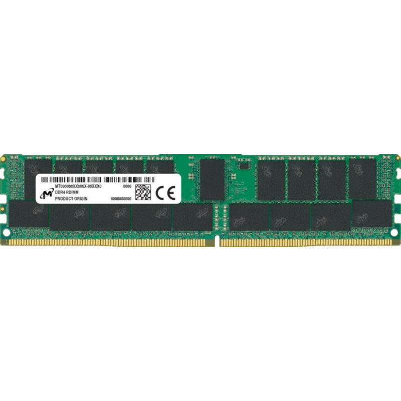 Serverio atminties modulis, MICRON, DDR4, 32 GB, RDIMM / ECC, 3200 MHz, CL 22, 1,2 V, MTA18ASF4G72PDZ-3G2R