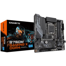 Mainboard, GIGABYTE, Intel B760 Express, LGA1700, Micro-ATX, Memory DDR4, Memory slots 4, 1xPCI-Express 3.0 16x, 1xPCI-E