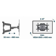 TELEVIZORIAUS ACC SIENOS MONTAVIMAS 32-75&quot; / WM-75ST-02 GEMBIRD