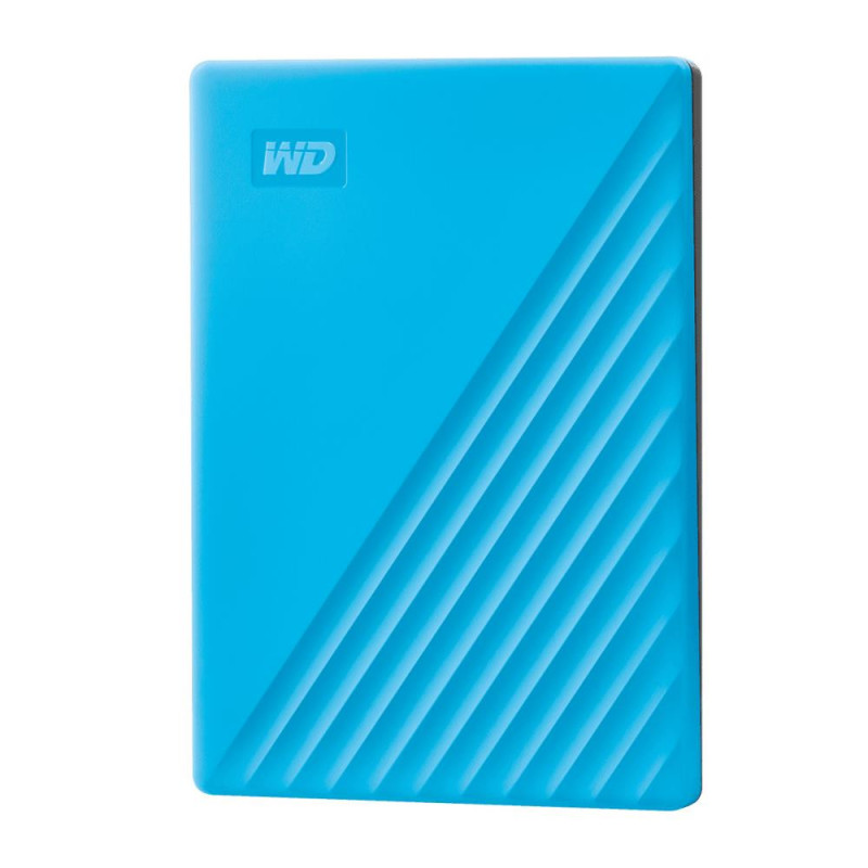 External HDD, WESTERN DIGITAL, My Passport, 2TB, USB 2.0, USB 3.0, USB 3.2, Colour Blue, WDBYVG0020BBL-WESN