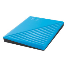 External HDD, WESTERN DIGITAL, My Passport, 2TB, USB 2.0, USB 3.0, USB 3.2, Colour Blue, WDBYVG0020BBL-WESN