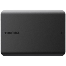 External HDD, TOSHIBA, Canvio Basics 2022, HDTB510EK3AA, 1TB, USB 3.2, Colour Black, HDTB510EK3AA