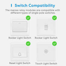 SMART HOME SWITCH WI-FI / IN-WALL MSS810HK MEROSS