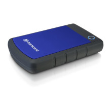 External HDD, TRANSCEND, StoreJet, 1TB, USB 3.0, Colour Blue, TS1TSJ25H3B