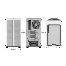 Case, BE QUIET, PURE BASE 500DX, MidiTower, Not included, ATX, MicroATX, MiniITX, Colour White, BGW38