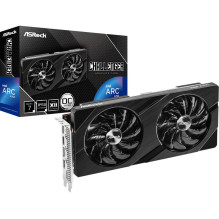 Graphics Card, ASROCK, Intel Arc A750, 8 GB, GDDR6, 256 bit, PCIE 4.0 16x, GPU 2200 MHz, Dual Slot Fansink, 2xHDMI, 2xDi