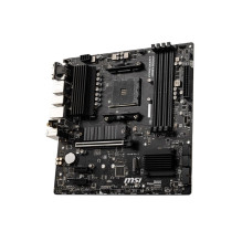 Pagrindinė plokštė, MSI, AMD B550, SAM4, MicroATX, 2xPCI-Express 3.0 1x, 2xM.2, 1xPCI-Express 4.0 16x, DDR4 atmintis, 4 