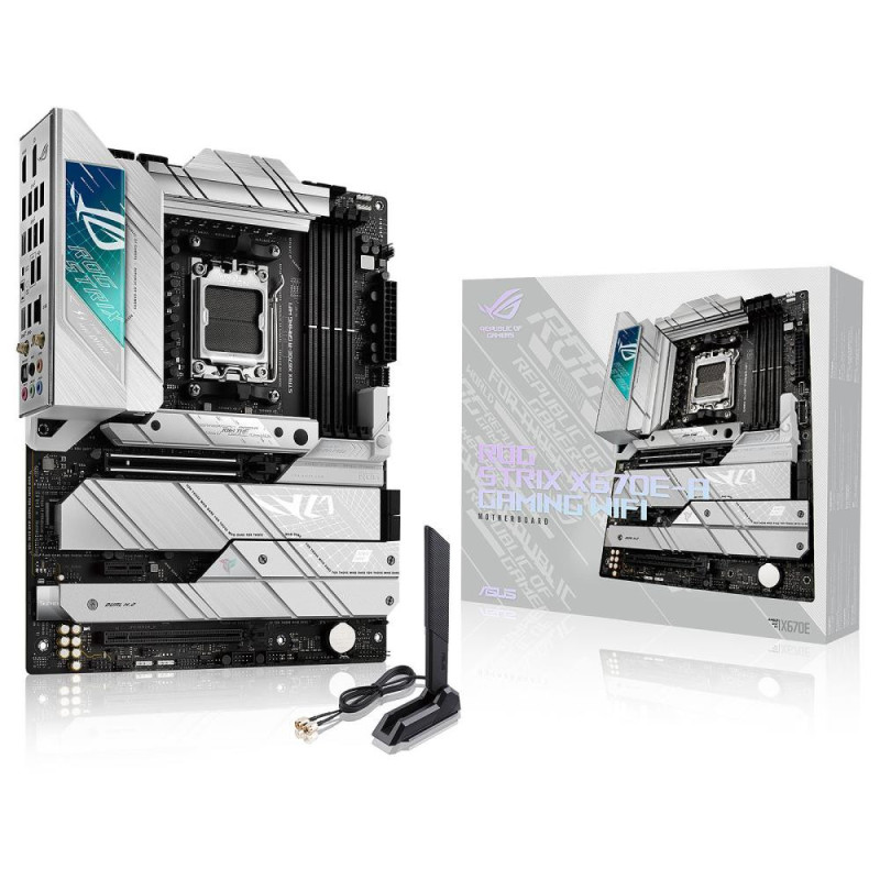 Mainboard, ASUS, AMD X670, SAM5, ATX, Memory DDR5, Memory slots 4, 1xPCI-Express 3.0 1x, 1xPCI-Express 4.0 16x, 1xPCI-Ex