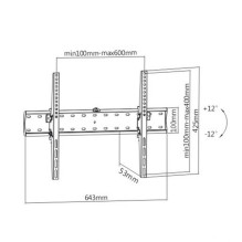 TELEVIZORIAUS ACC SIENOS MONTAVIMAS 37-70&quot; / WM-70T-02 GEMBIRD