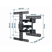 TELEVIZORIAUS ACC SIENOS MONTAVIMAS 32-65&quot; / WM-65ST-01 GEMBIRD