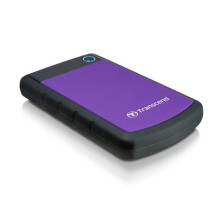 Išorinis HDD, TRANSCEND, StoreJet, 2TB, USB 3.0, violetinė spalva, TS2TSJ25H3P