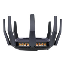 Wireless Router, ASUS, 6000 Mbps, Mesh, Wi-Fi 6, USB 3.1, 9x10 / 100 / 1000M, 1x10GbE, 1xSPF+, Number of antennas 8, RT-