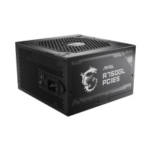 Power Supply, MSI, 750 Watts, Efficiency 80 PLUS GOLD, PFC Active, MAGA750GLPCIE5