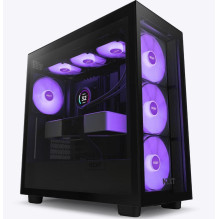 Case, NZXT, H7 Elite, MidiTower, Not included, ATX, MicroATX, MiniITX, Colour Black, CM-H71EB-02