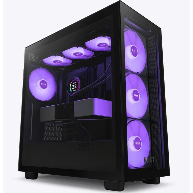 Case, NZXT, H7 Elite, MidiTower, Not included, ATX, MicroATX, MiniITX, Colour Black, CM-H71EB-02