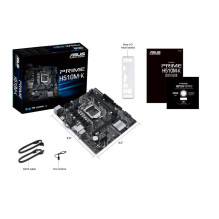 Pagrindinė plokštė, ASUS, Intel H510, LGA1200, MicroATX, 1xPCI-Express 3.0 1x, 1xPCI-Express 4.0 16x, 1xM.2, DDR4 atmint