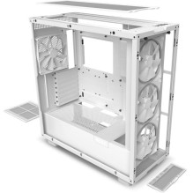 Case, NZXT, H7 Elite, MidiTower, Not included, ATX, MicroATX, MiniITX, Color White, CM-H71EW-02