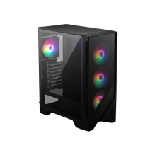 Case, MSI, MAG FORGE 120A AIRFLOW, MidiTower, Not included, ATX, MicroATX, MiniITX, Color Black, MAGFORGE120AAIRFLOW