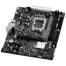 Mainboard, ASROCK, Intel B760 Express, LGA1700, Micro-ATX, Memory DDR5, Memory slots 2, 2xPCI-Express 3.0 1x, 1xPCI-Expr