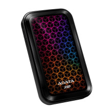 External SSD, ADATA, SE770G, 1TB, USB 3.2, Write speed 800 MBytes / sec, Read speed 1000 MBytes / sec, ASE770G-1TU32G2-C