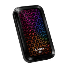 External SSD, ADATA, SE770G, 2TB, USB-C, USB 3.2, Write speed 800 MBytes / sec, Read speed 1000 MBytes / sec, ASE770G-2T