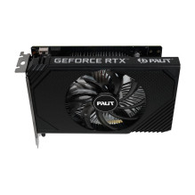 Vaizdo plokštė, PALIT, NVIDIA GeForce RTX 3050, 6 GB, GDDR6, 96 bitų, PCIE 4.0 16x, GPU 1442 MHz, vieno lizdo ventiliato