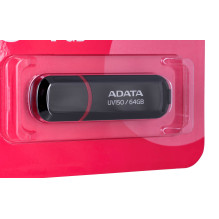 ADATA 64 GB DashDrive UV150 USB atmintinė A tipo USB 3.2 Gen 1 (3.1 Gen 1) Juoda