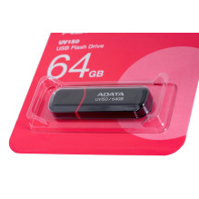 ADATA 64 GB DashDrive UV150 USB atmintinė A tipo USB 3.2 Gen 1 (3.1 Gen 1) Juoda