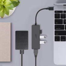 AUKEY CBC64 laidinis USB 3.2 Gen 2 (3.1 Gen 2) Type-C juodas