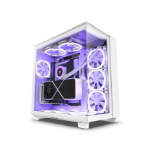 Case, NZXT, H9 Elite, MidiTower, Case product features Transparent panel, Not included, ATX, MicroATX, MiniITX, Colour W