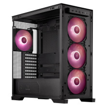 Case, ASUS, TUF Gaming GT302 ARGB, MidiTower, Case product features Transparent panel, Not included, ATX, EATX, MicroATX