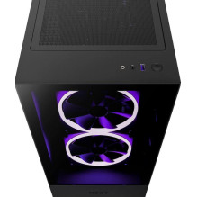 Case, NZXT, H5 ELITE, MidiTower, Case product features Transparent panel, Not included, ATX, MicroATX, MiniITX, Colour B