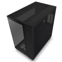 Case, NZXT, H9 FLOW, MidiTower, Case product features Transparent panel, Not included, ATX, MicroATX, MiniITX, Colour Bl