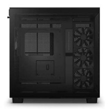 Case, NZXT, H9 FLOW, MidiTower, Case product features Transparent panel, Not included, ATX, MicroATX, MiniITX, Colour Bl