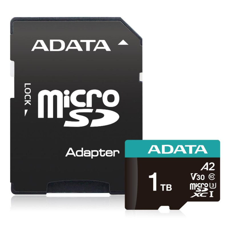 MEMORY MICRO SDXC 1TB W/AD. / AUSDX1TUI3V30SA2-RA1 ADATAI