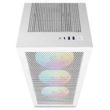 Dėklas, NZXT, H7 Flow RGB, MidiTower, ATX, EATX, MicroATX, MiniITX, balta spalva, CM-H72FW-R1