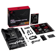 Mainboard, ASUS, AMD X870E, SAM5, ATX, Memory DDR5, Memory slots 4, 2xPCI-Express 4.0 16x, 2xPCI-Express 5.0 16x, 4xM.2,