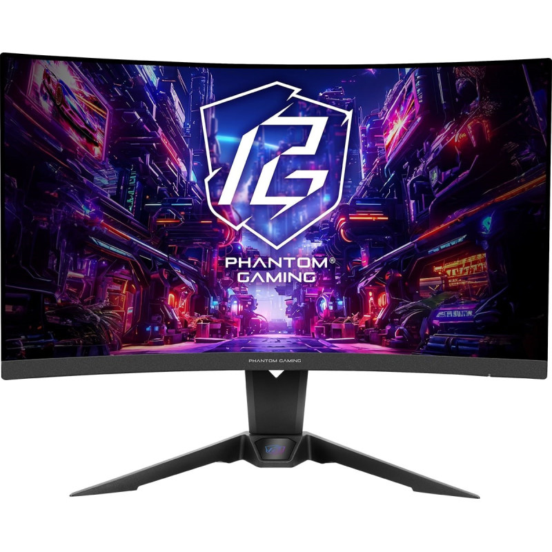 Asrock PG27QRT2A Phantom Gaming computer monitor 68.6 cm (27&quot;) 2560x1440 px QHD Black