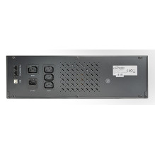 Gembird - Ups rack 19'' 3.4u 1500va, 4xiec 230v out, iec14 in,rj11, usb, lcd Line-Interactive 1.5 kVA 900 W 4 AC outlet(