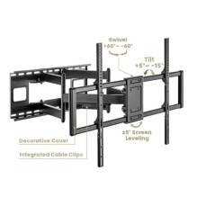 TV SET ACC WALL MOUNT 60-120&quot; / WM-120ST-01 GEMBIRD