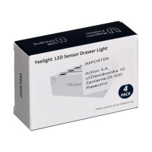 Yeelight YLCTD001-4pc Sensor Drawer Light LED stalčiaus šviesa su judesio jutikliu (4 vnt.)