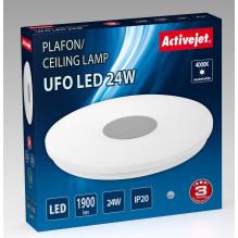 Modernus LED lubų plafonas Activejet UFO LED 24W