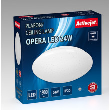 Modernus LED lubų plafonas Activejet OPERA LED 24W